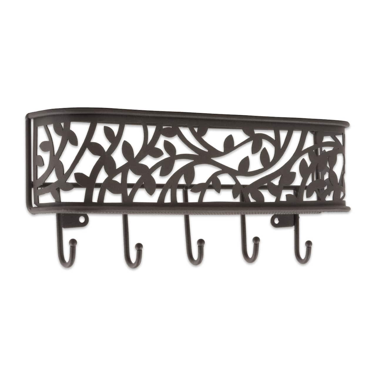 Large Wall Mount Mail & Key Organizer Bronze